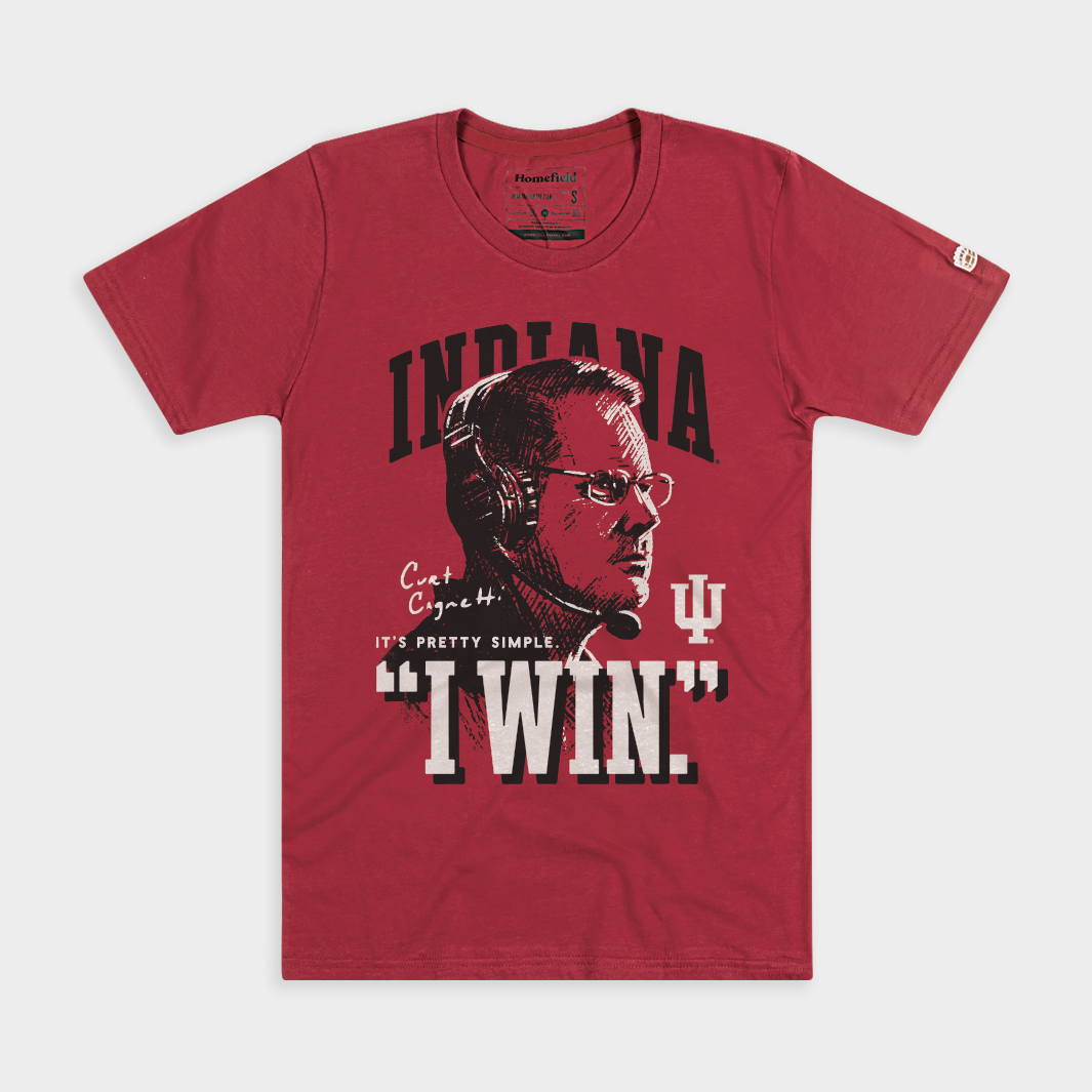IU Football Curt Cignetti's Winning Tee - Celebrate Victory!