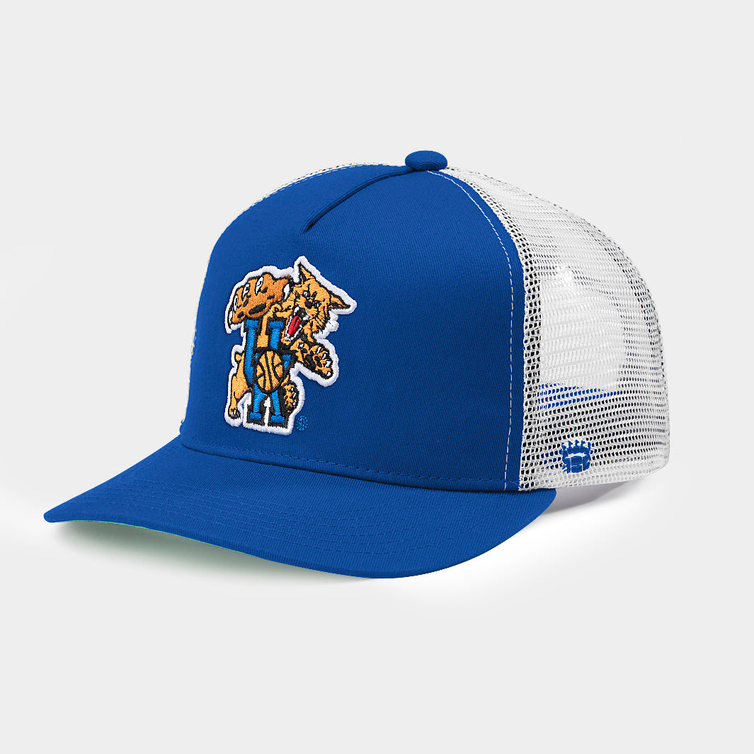 Kentucky Wildcats Vintage Basketball Logo Trucker Hat - A Must-Have for Fans!