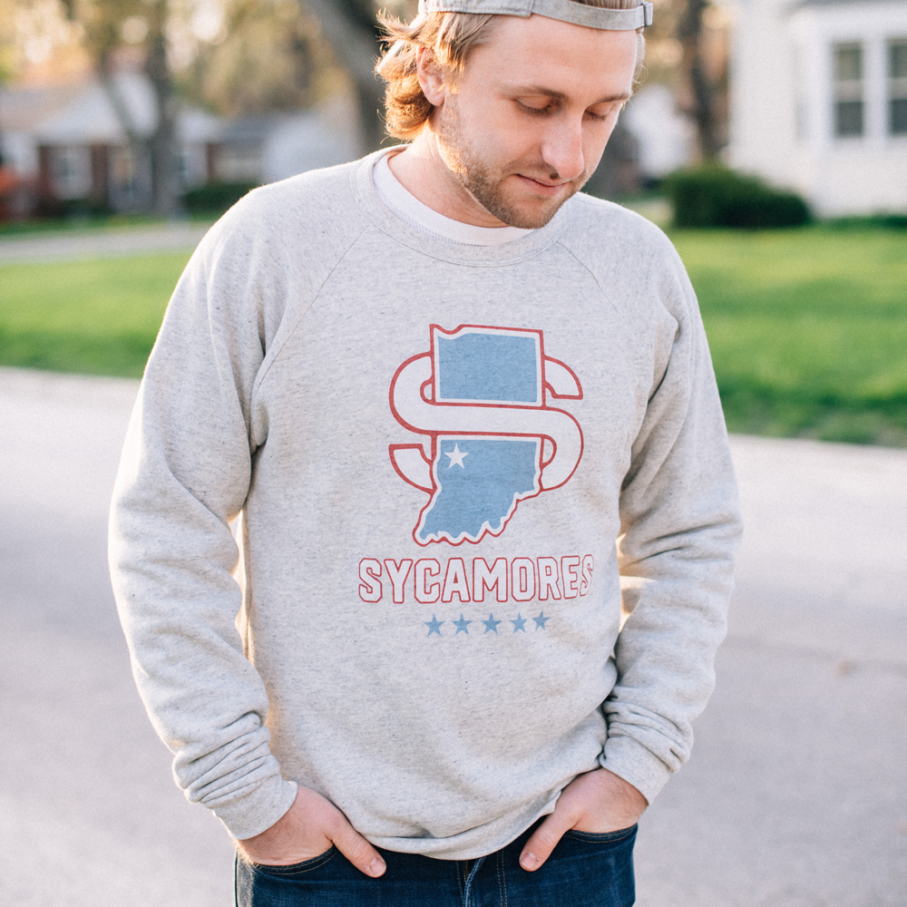 Vintage Indiana State University Crewneck Sweatshirt