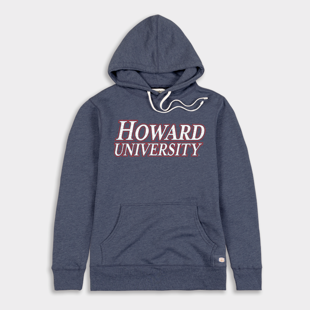 Vintage Howard Bison 1974 Wordmark Hoodie - A Tribute to the Iconic Bison