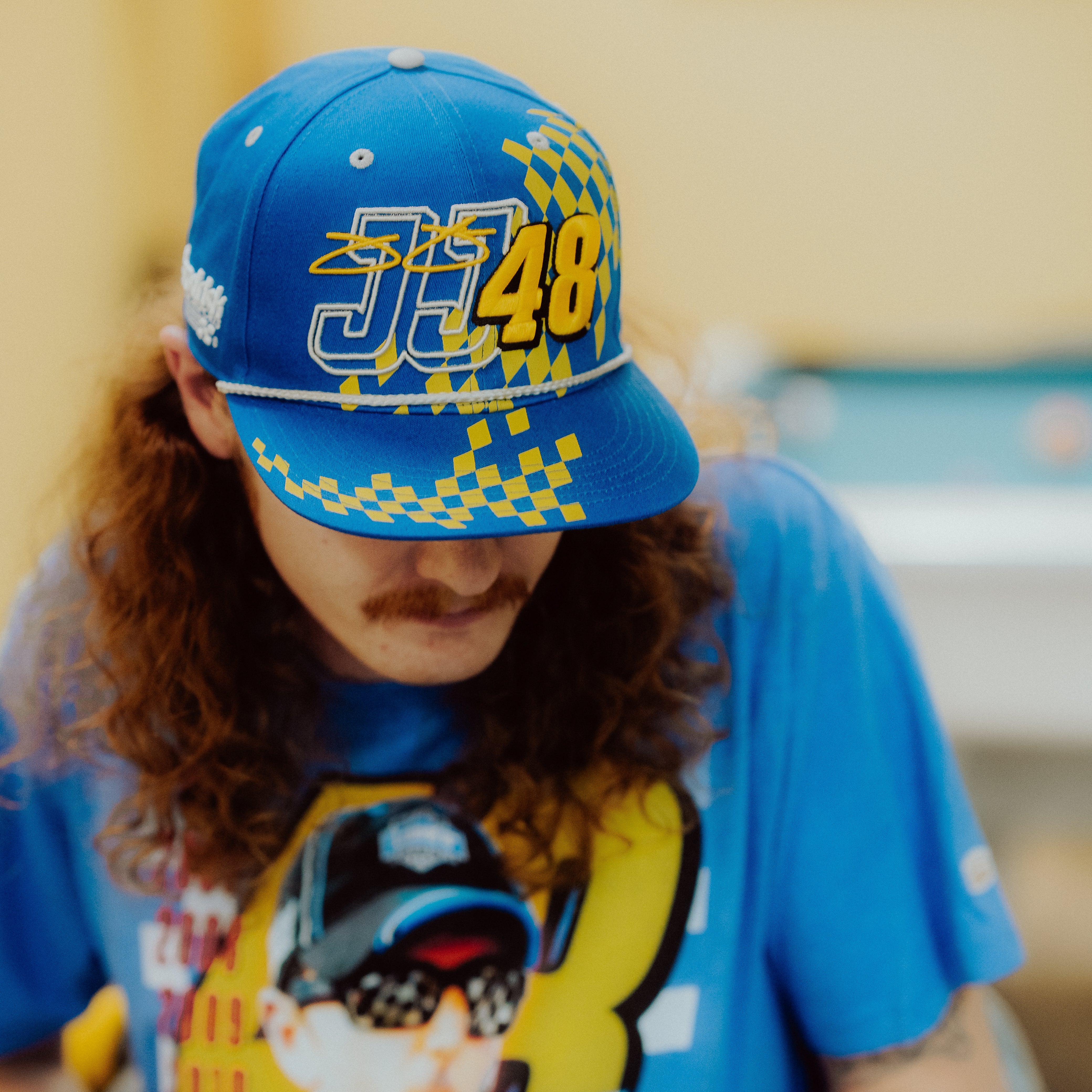 Celebrate Jimmie Johnson! Retro Driver Snapback Hat