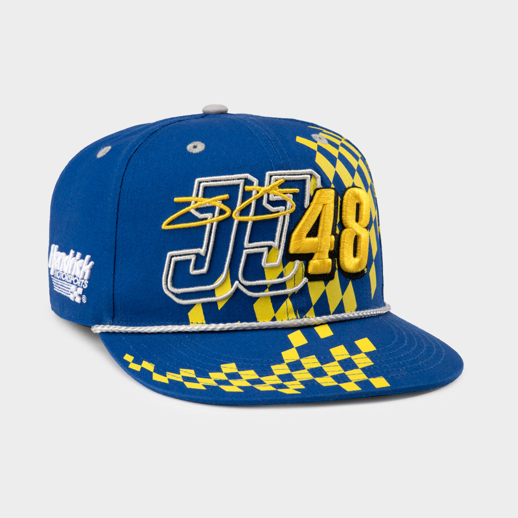 Celebrate Jimmie Johnson! Retro Driver Snapback Hat