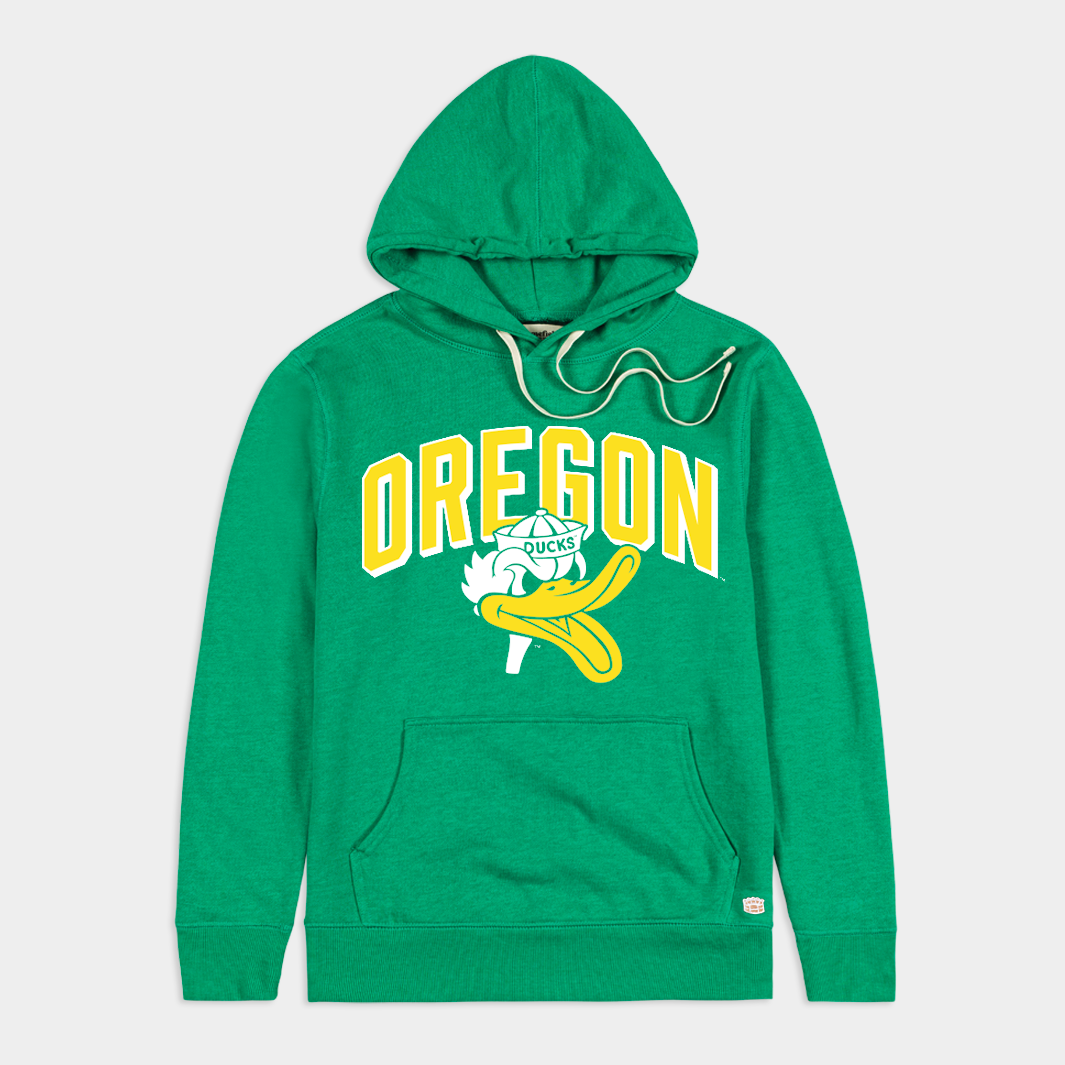 Vintage Oregon Duck Mascot Hoodie - A Timeless Tribute