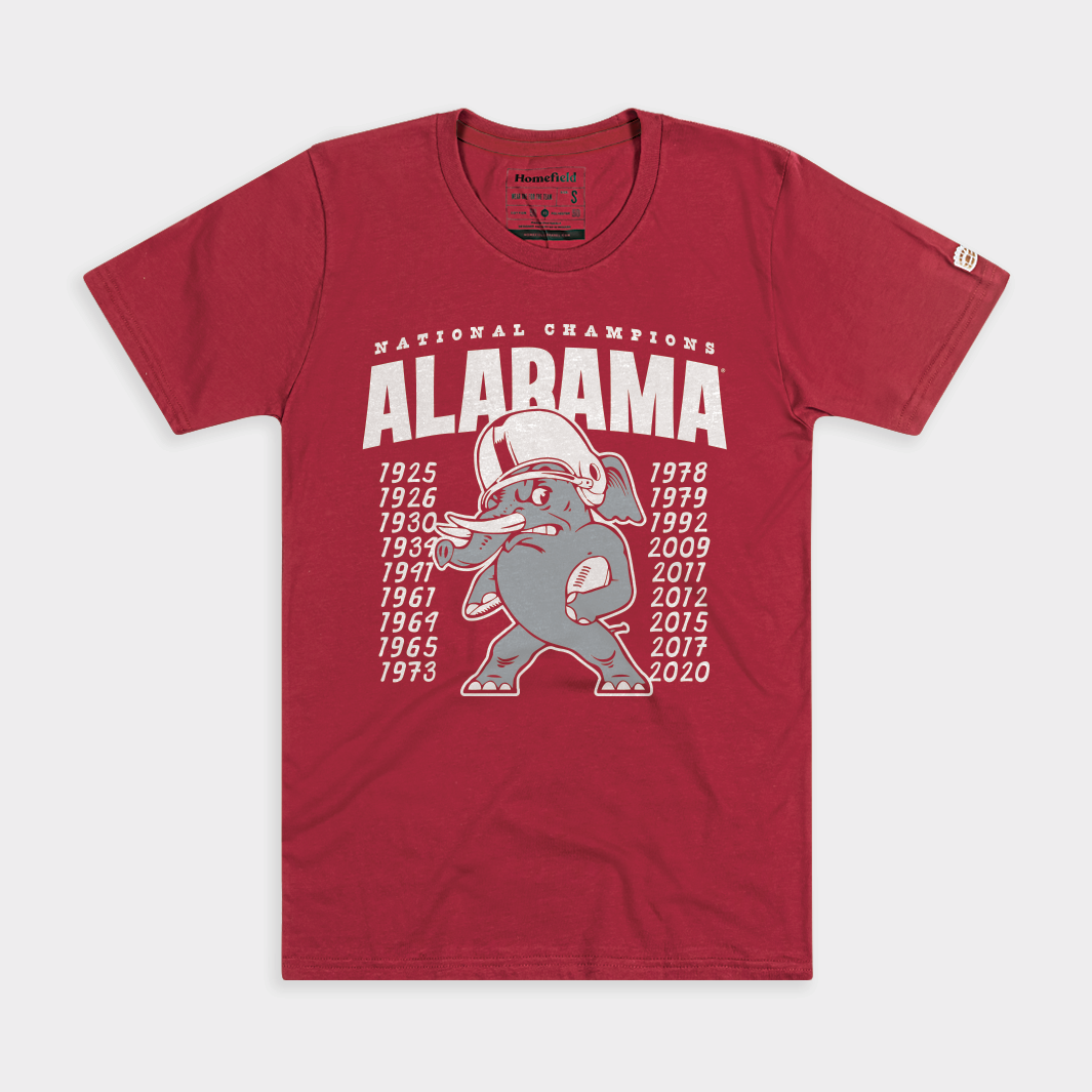Championship Tee: Alabama Football Vintage-Inspired Glory
