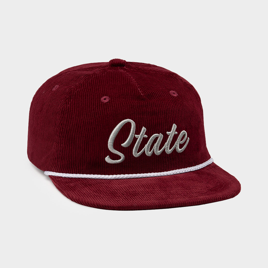 Vintage-Inspired MSU Bulldogs Corduroy Hat - A Classic Tribute