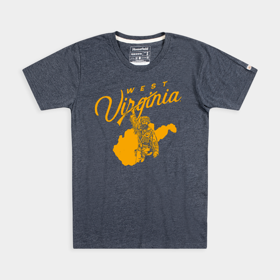 Show Your WVU Pride: Women's Mountaineer Mascot Tee