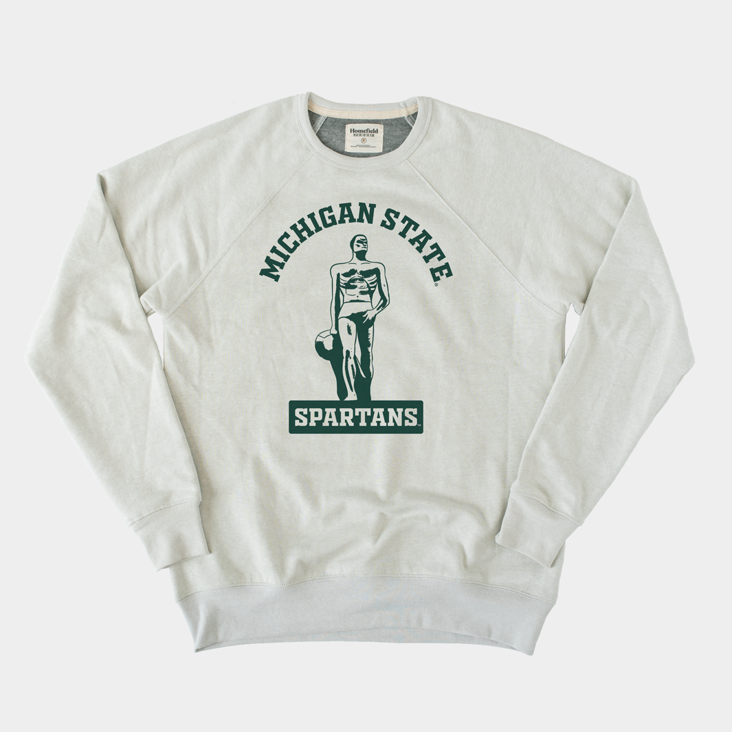 Show Your Spartan Pride with This Cozy MSU Sparty Sweatshirt