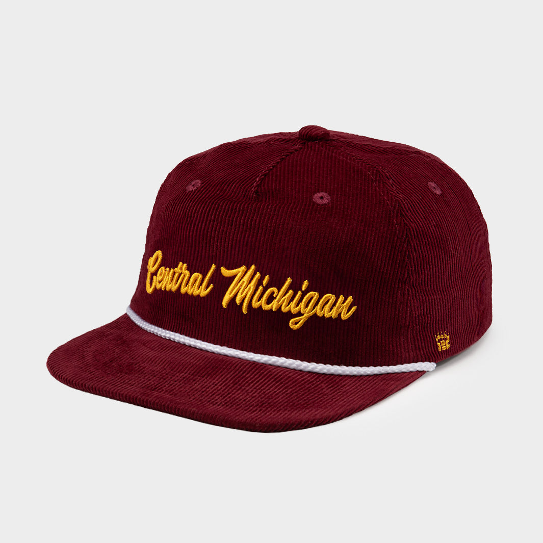 Central Michigan Vintage-Inspired Corduroy Snapback Hat