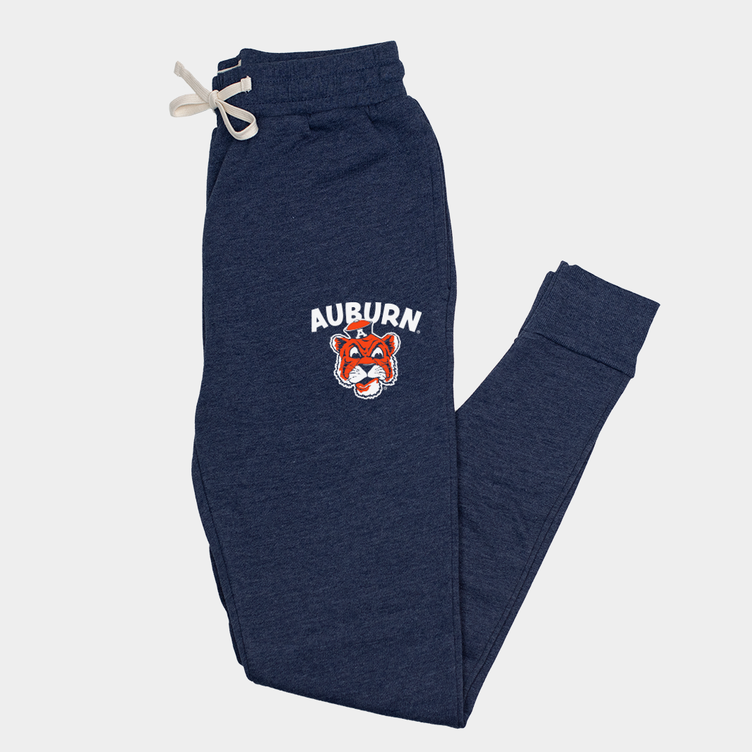 Auburn's Nostalgic Retro Logo Joggers