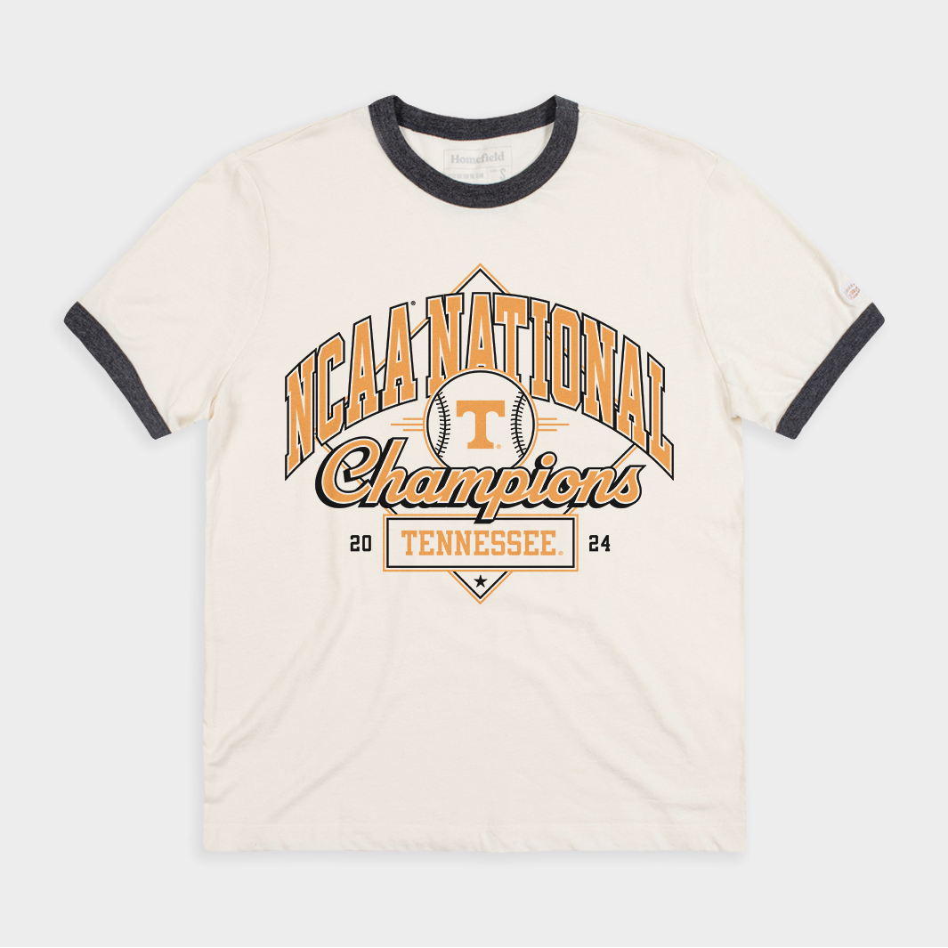 Celebrate Tennessee's 2024 College Baseball National Championship with This Ringer Tee!