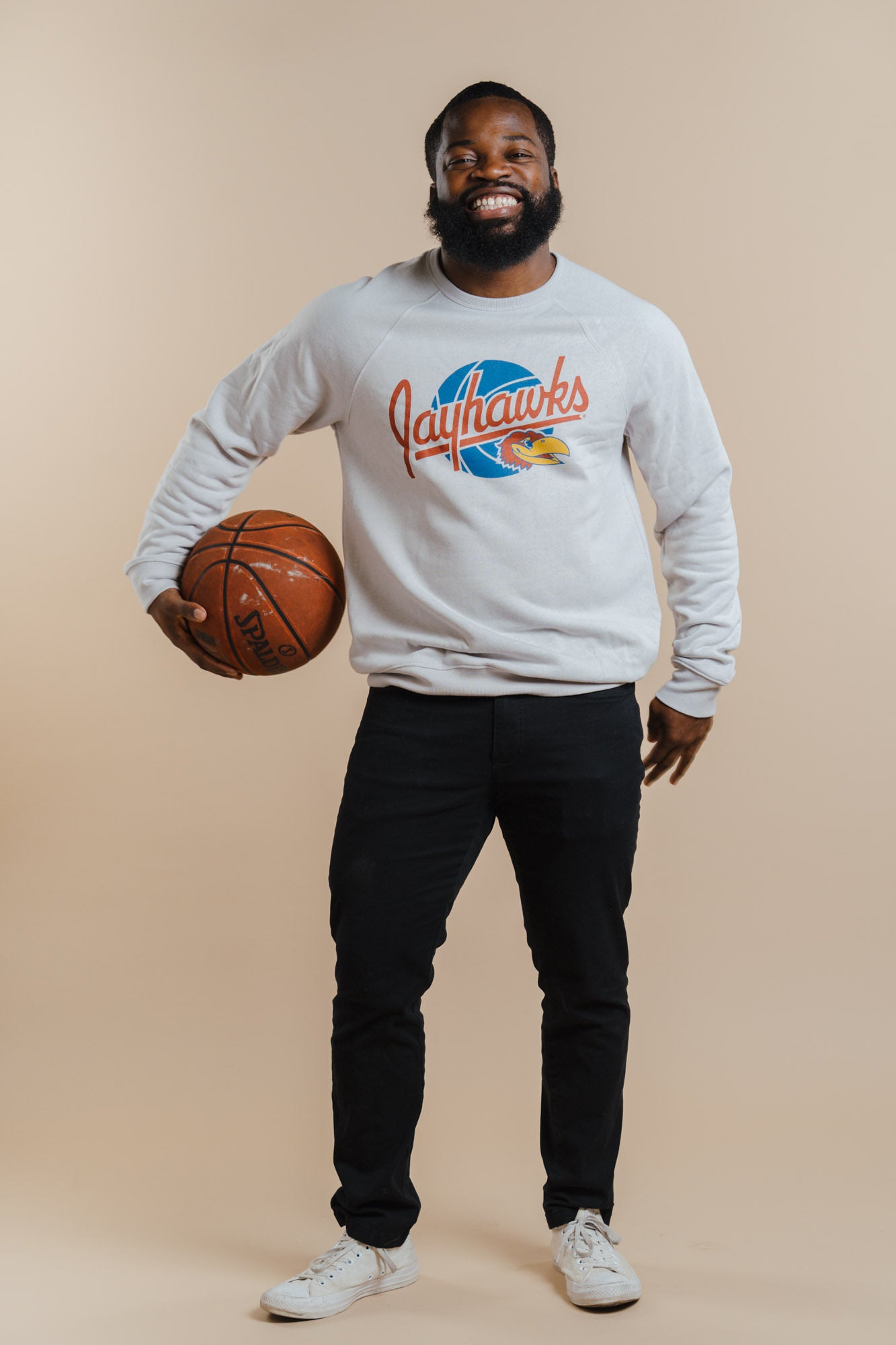 Show Your Love for Kansas Jayhawks Basketball with This Crewneck