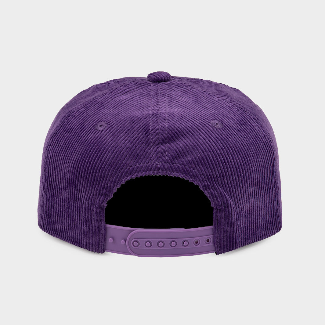 Vintage-Inspired Northwestern Corduroy Snapback Hat