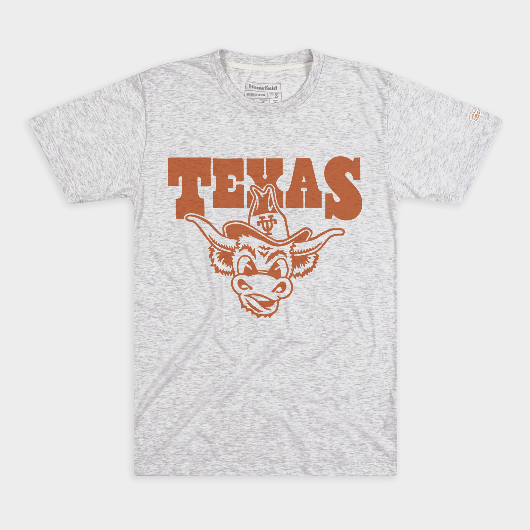Timeless Retro Texas Longhorns Ash Tee