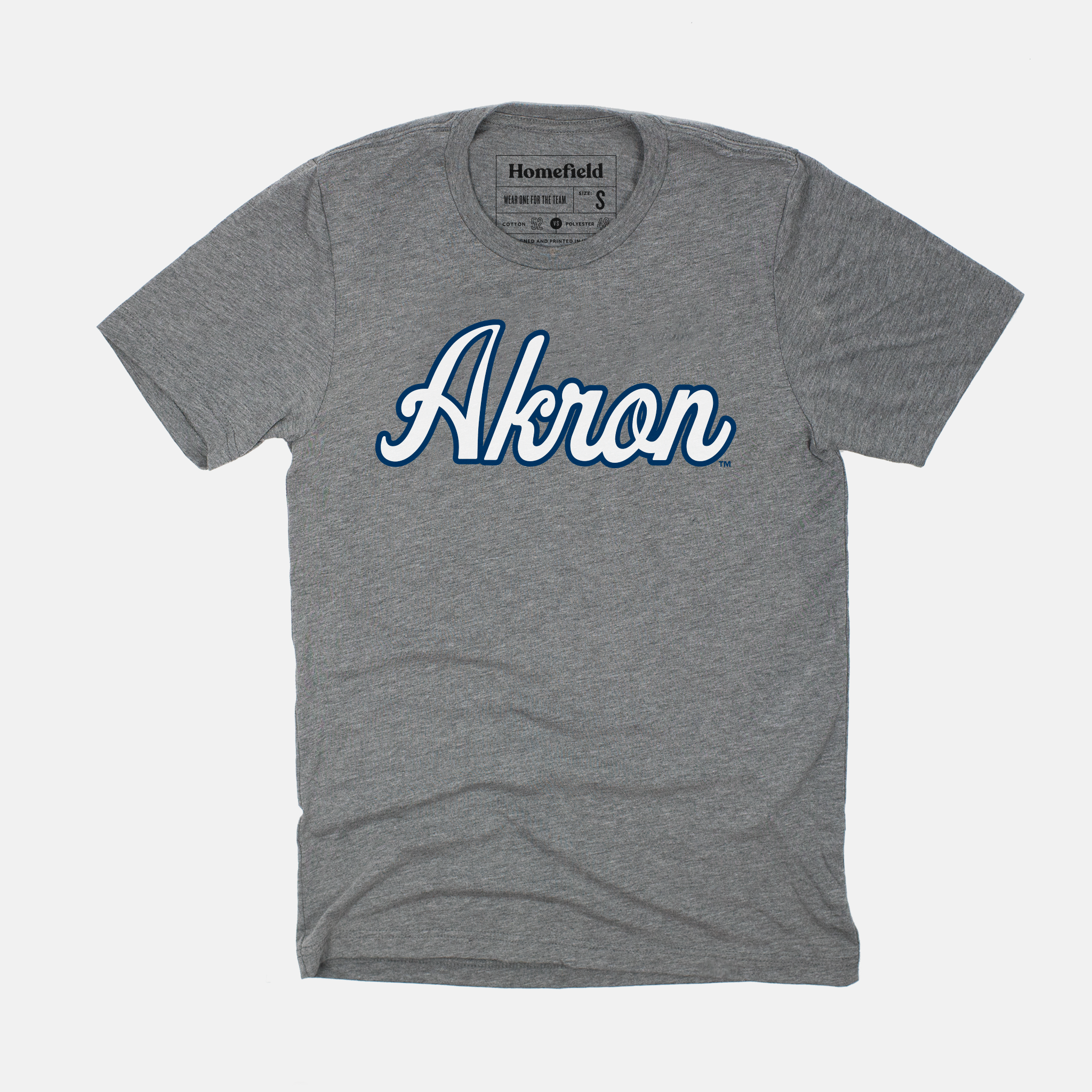 Akron University Pride Script Tee