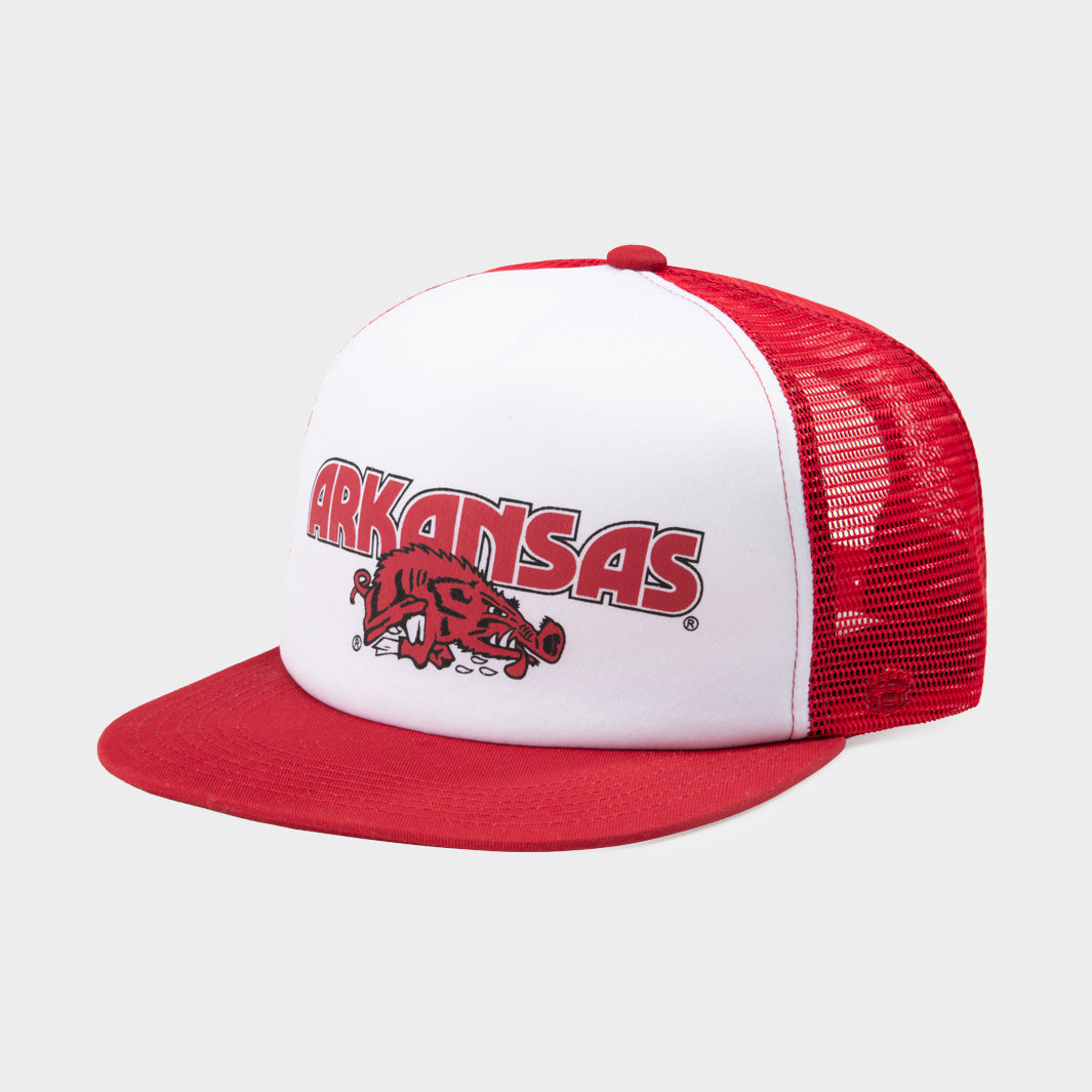 Arkansas Razorbacks Vintage Logo Trucker Hat - A Must-Have for Hog Fans!