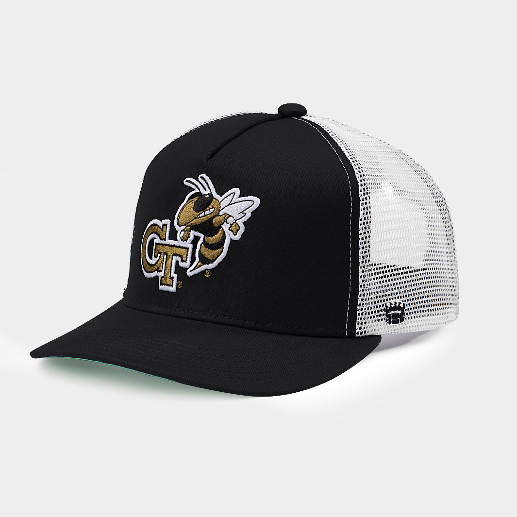 Georgia Tech's Adorable Vintage Buzz Mascot Trucker Hat - A Must-Have!