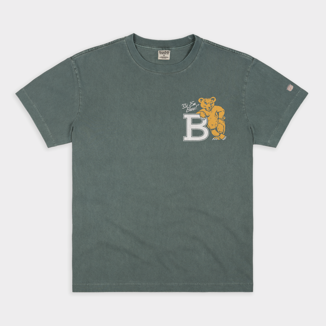 Show Your Spirit with the Baylor Leaning Bear Vintage Heavyweight Tee