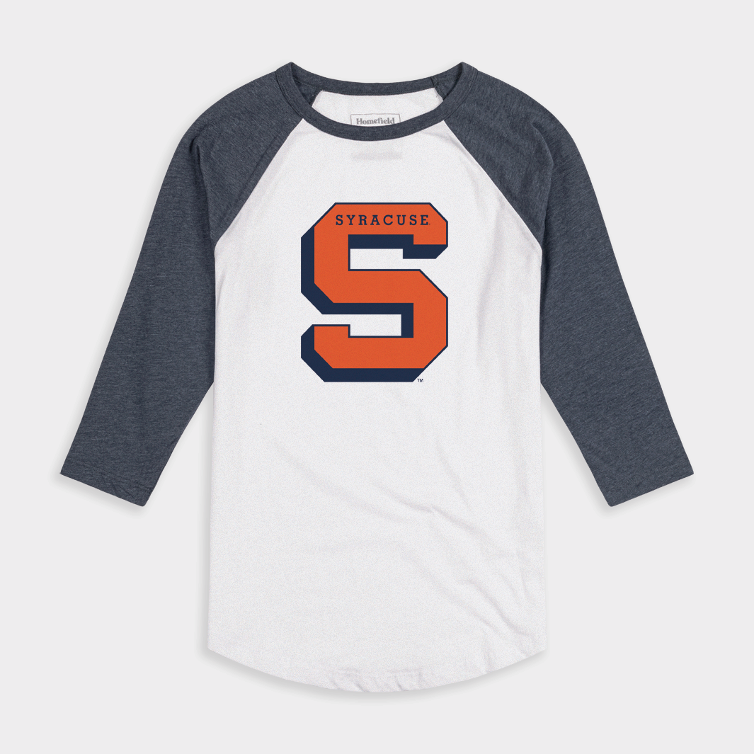 Show Your Orange Pride with Syracuse Block S Baseball Tee