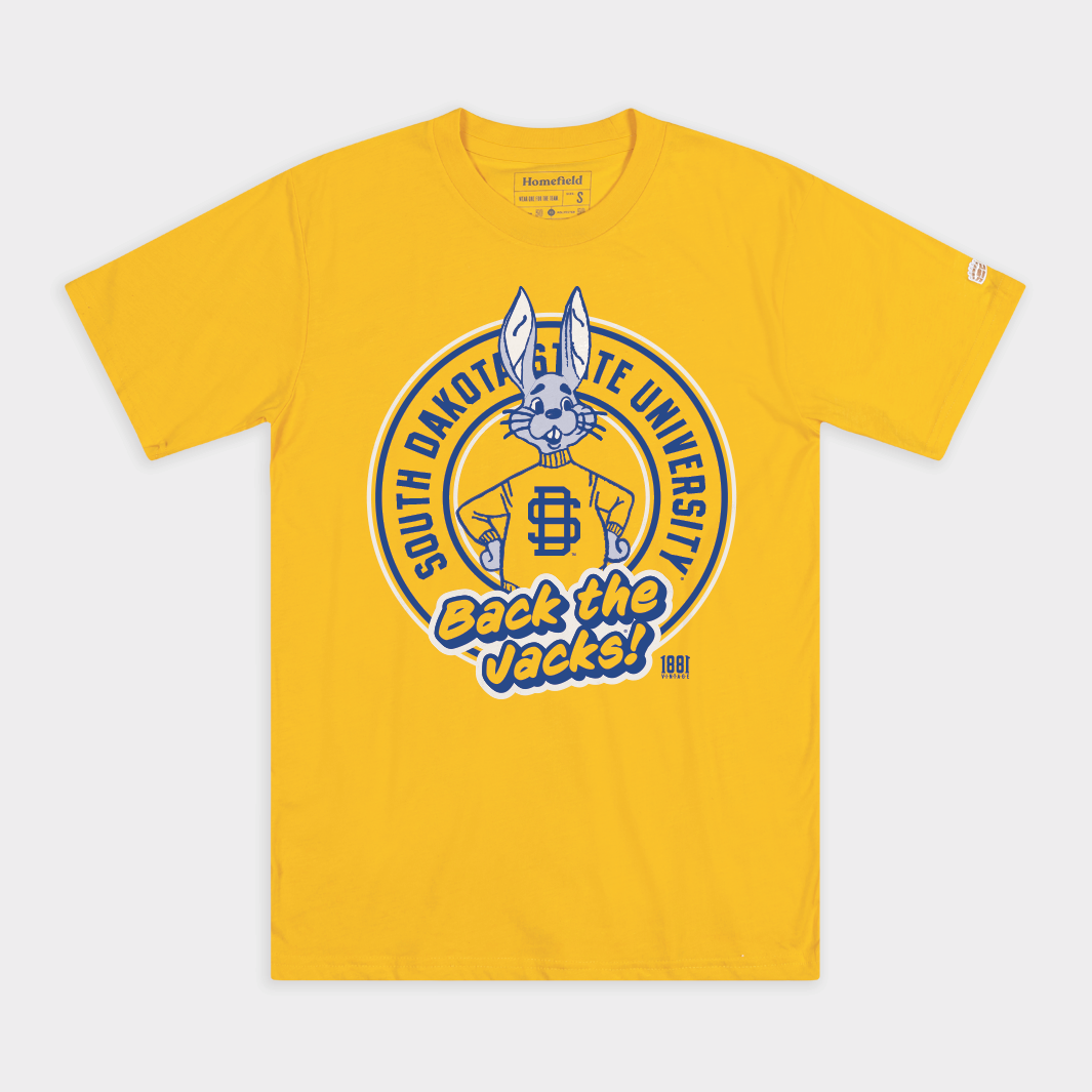 Show Your Pride with SDSU Vintage Back the Jacks! Tee