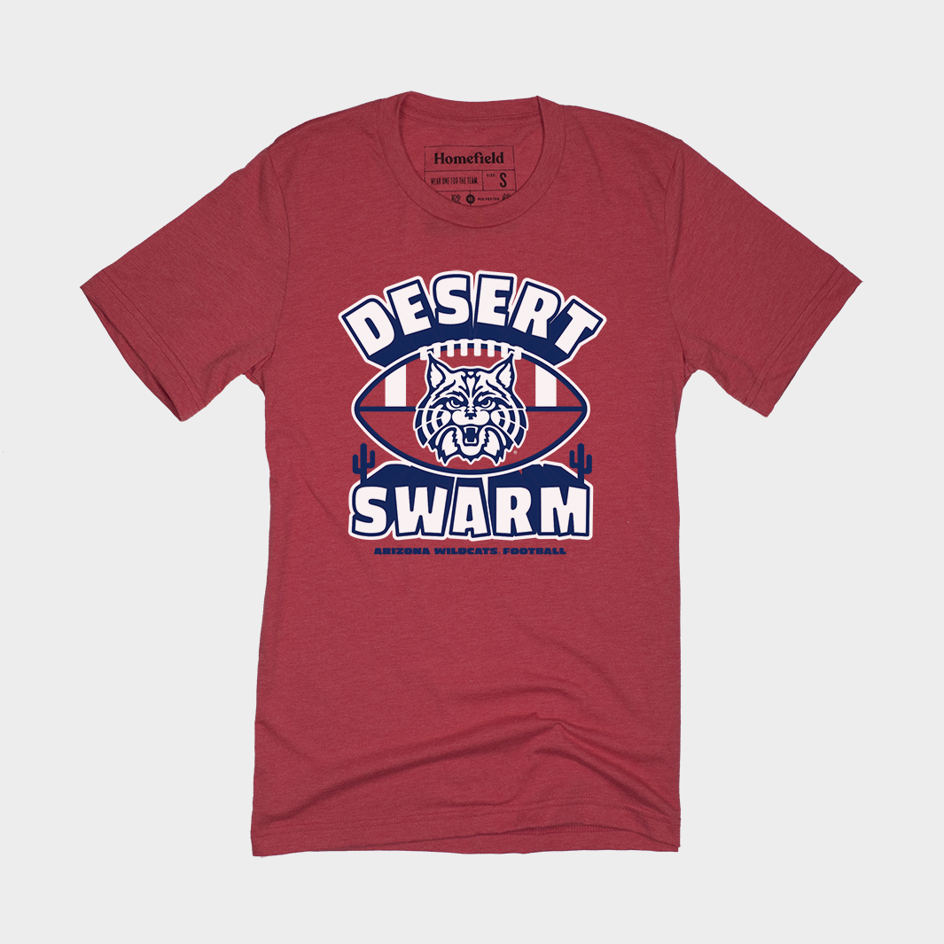 Retro Arizona Desert Swarm Football Tribute Tee