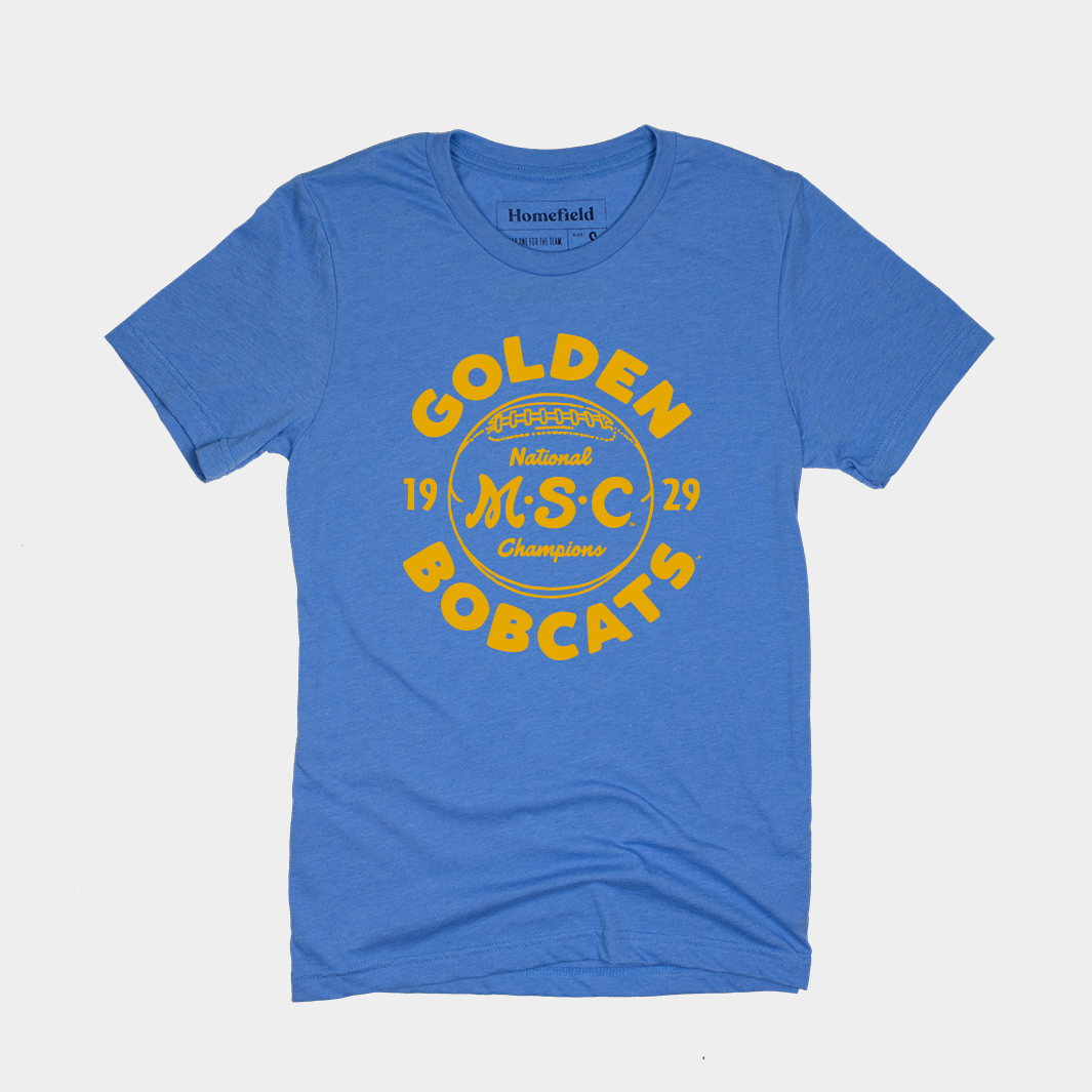 Revolutionary Montana State Golden Bobcats Vintage Tee