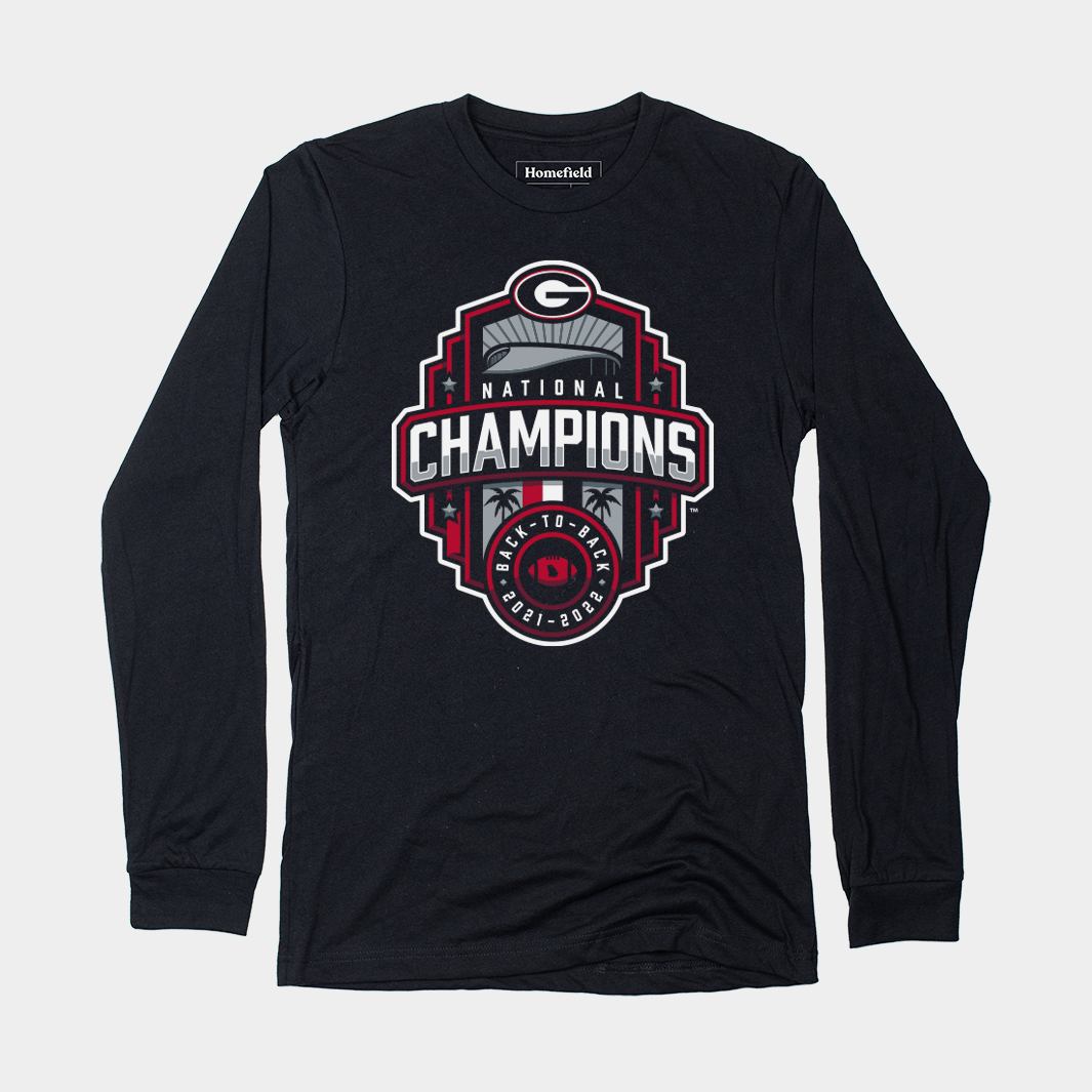 Celebrate Georgia's 2022 National Championship with Long Sleeve