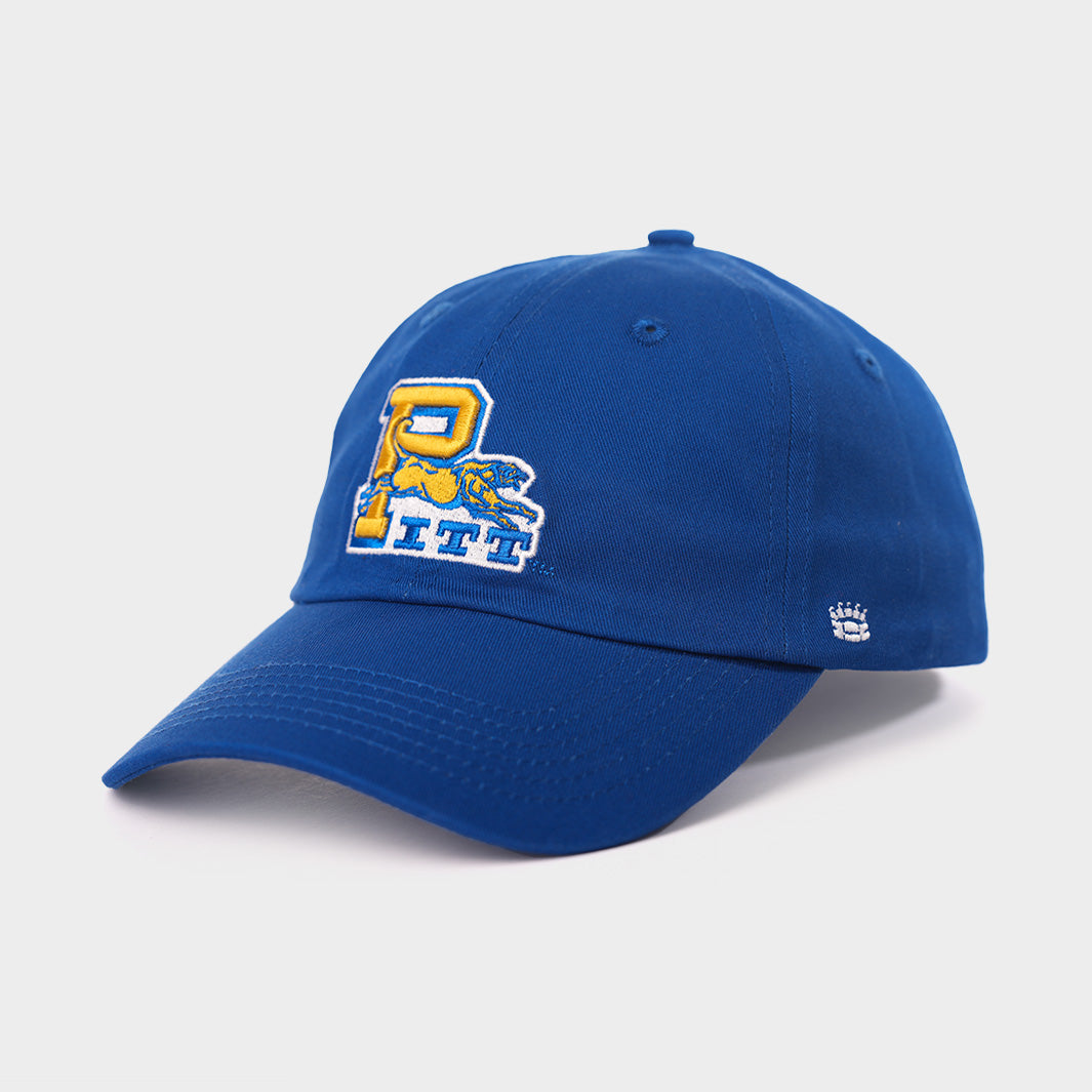Vintage Pitt Panthers '80s Logo Dad Hat - A Blast from the Past!