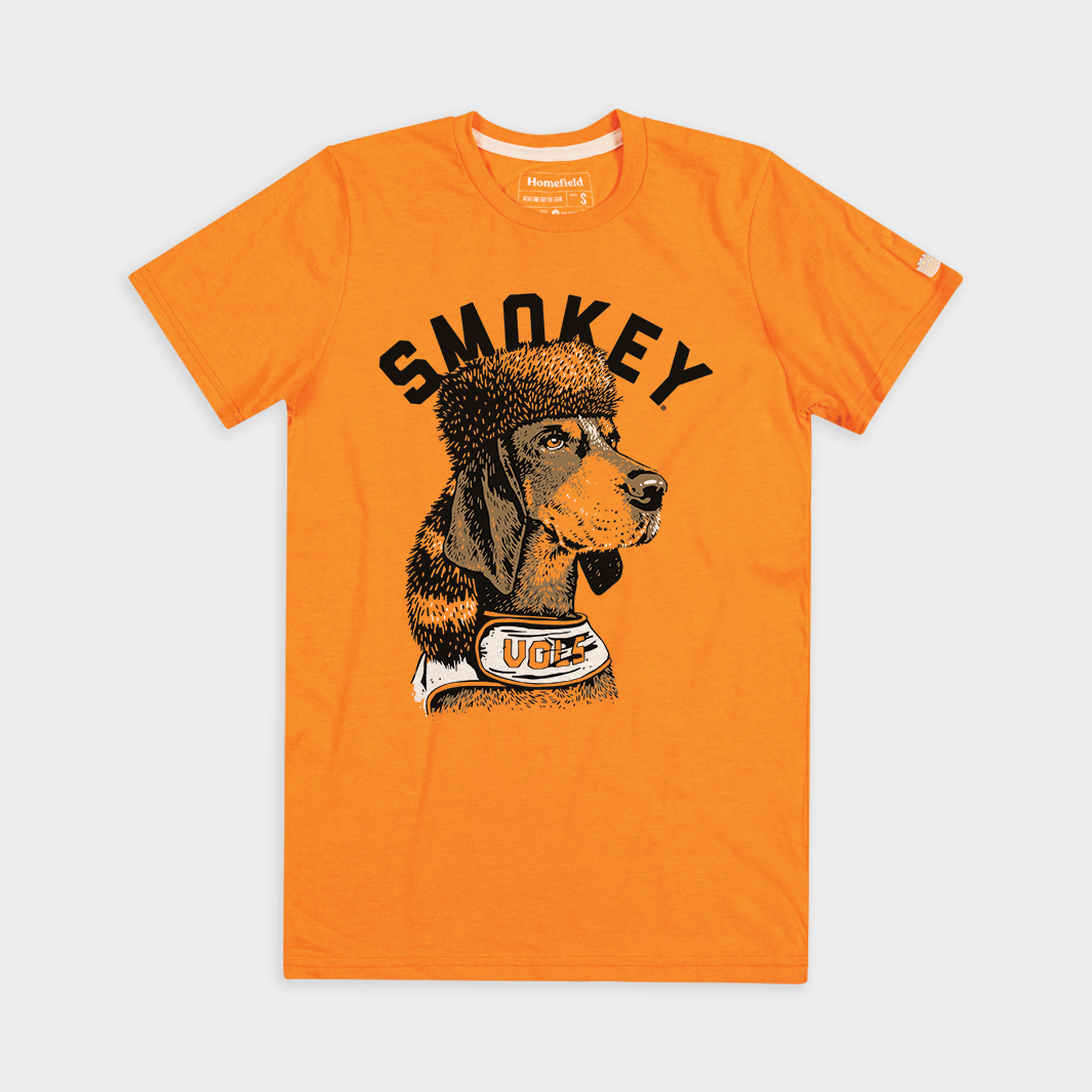 Show Your Tennessee Pride with the Smokey Mascot Illustration Tee