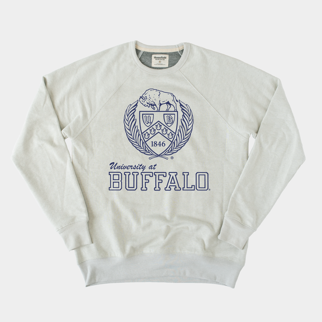 Show Your Pride with the University at Buffalo Informal Crest Crewneck