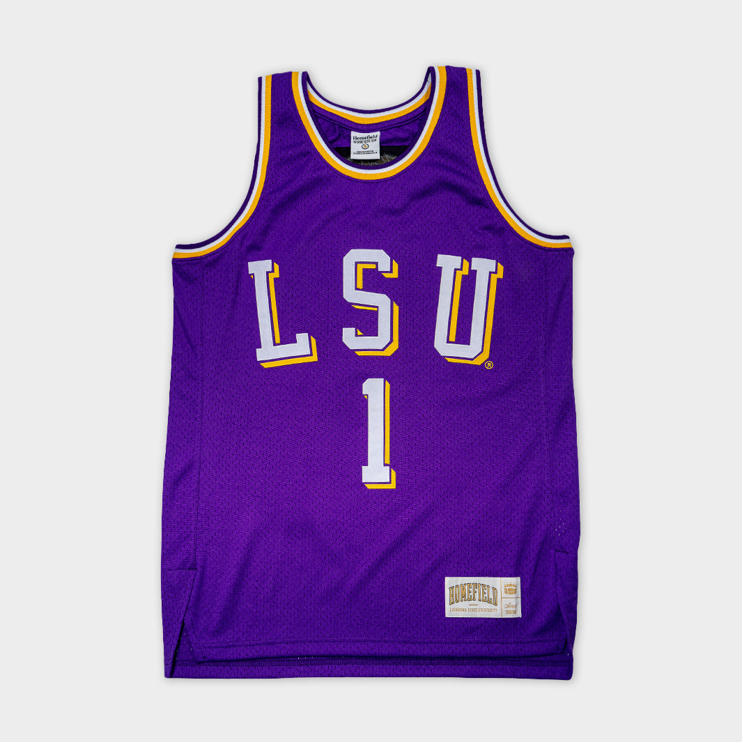 Relive LSU Tigers' Basketball Glory with This Vintage Replica Jersey