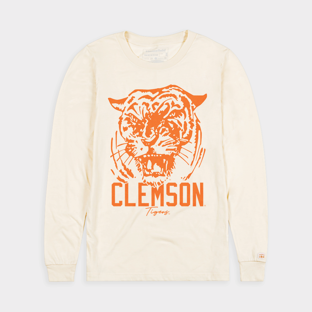 Relive the Glory: Clemson Tigers Throwback Long Sleeve
