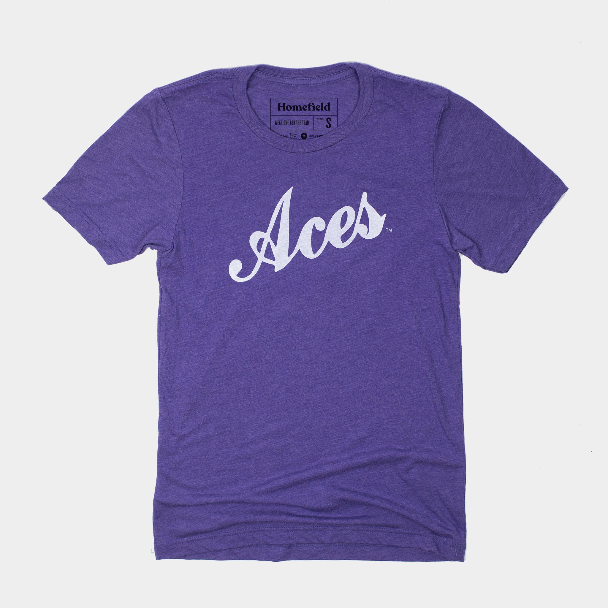 Throwback Aces Basketball Jersey Script Tee