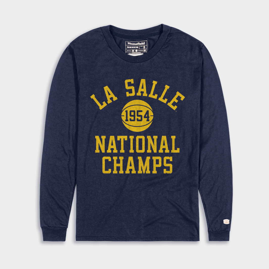 Celebrate La Salle's 1954 NCAA Basketball Championship with This Long Sleeve