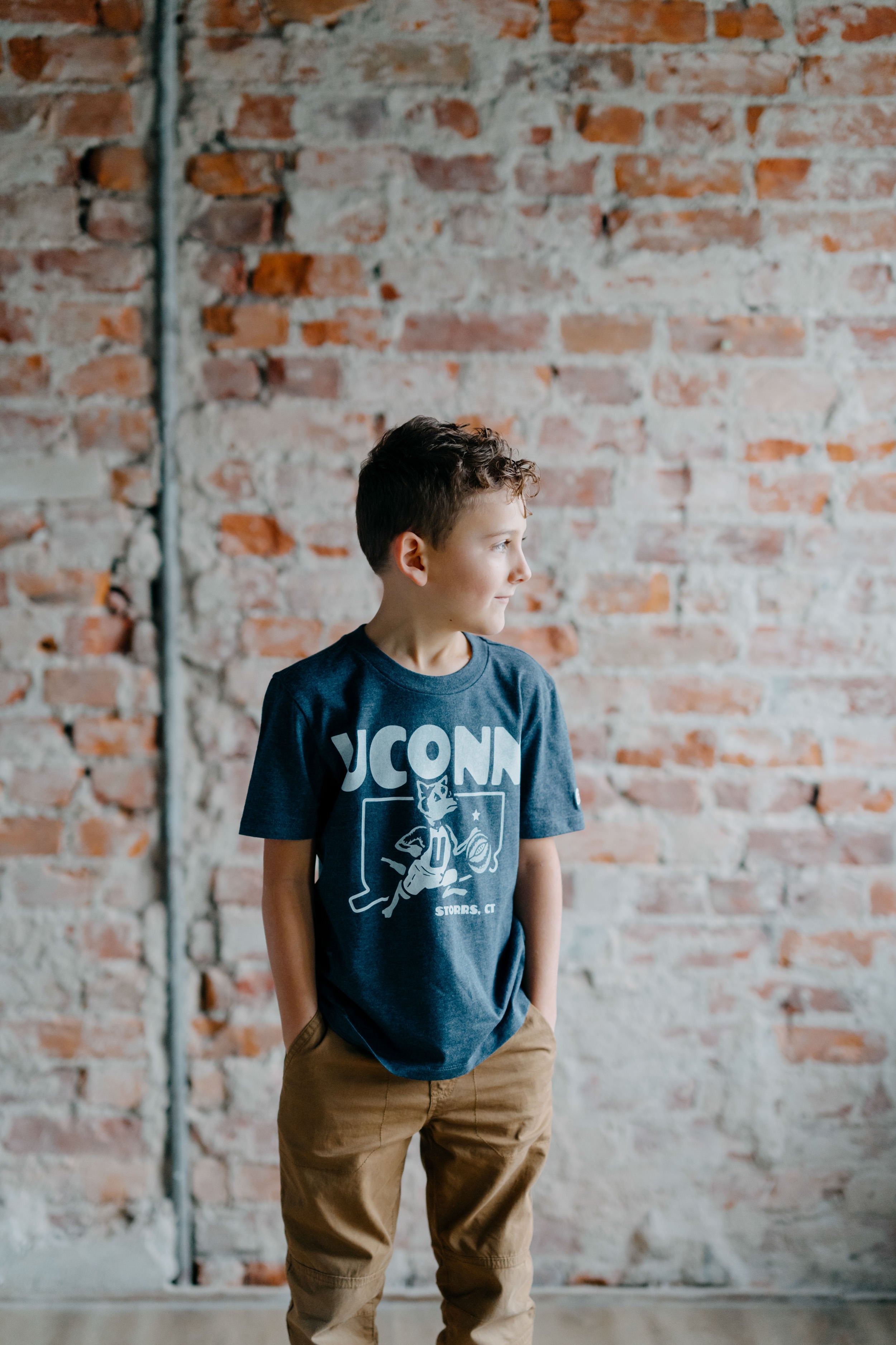 UConn Vintage Hoops Logo Youth T-Shirt