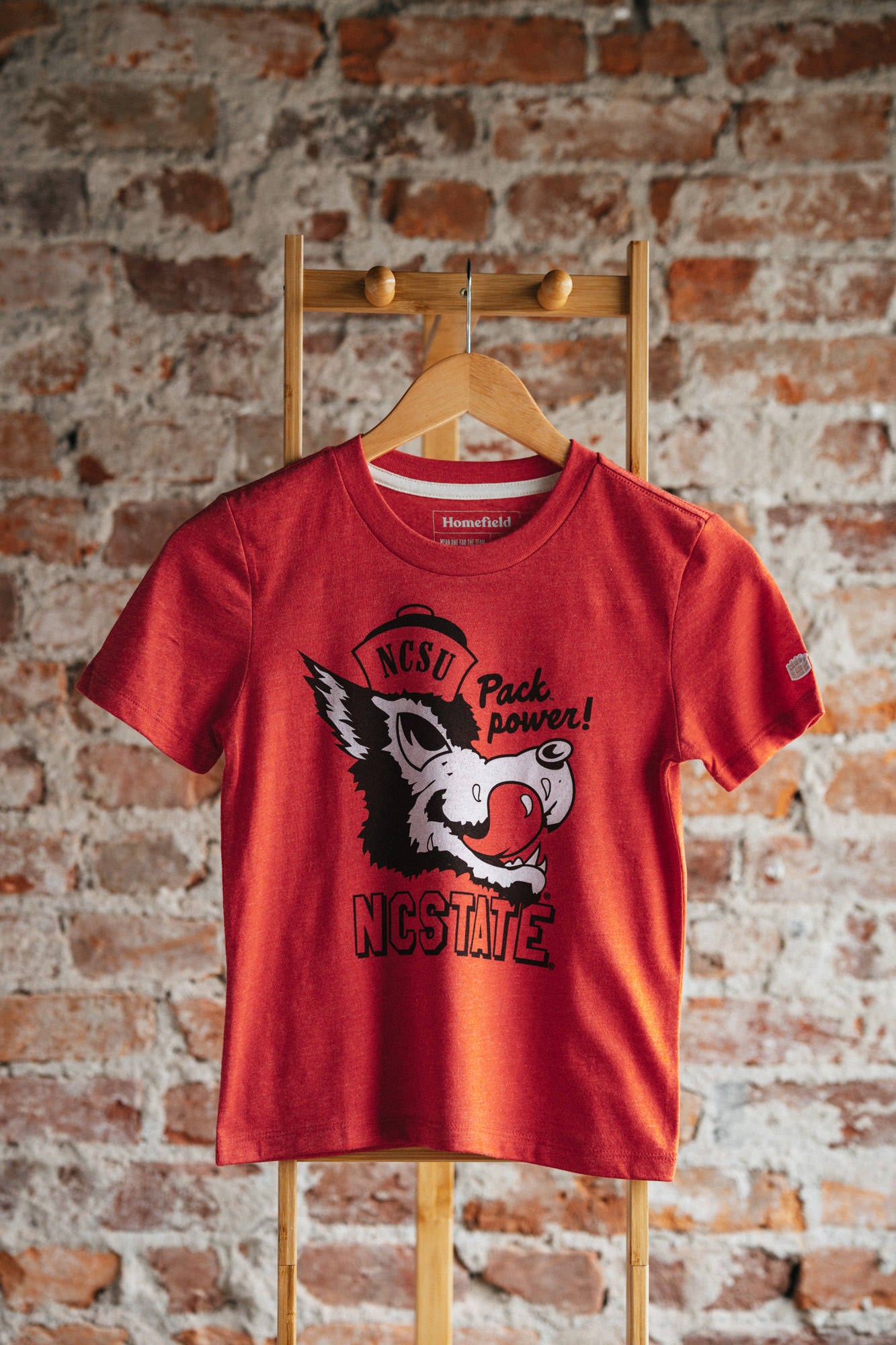 NC State Vintage Slobbering Wolf Youth Tee - Show Your Pack Power