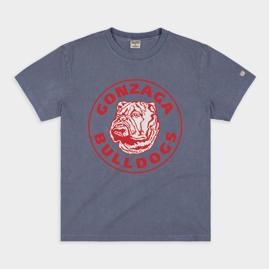 Relive Gonzaga Bulldogs Glory with Our Vintage Heavyweight Tee