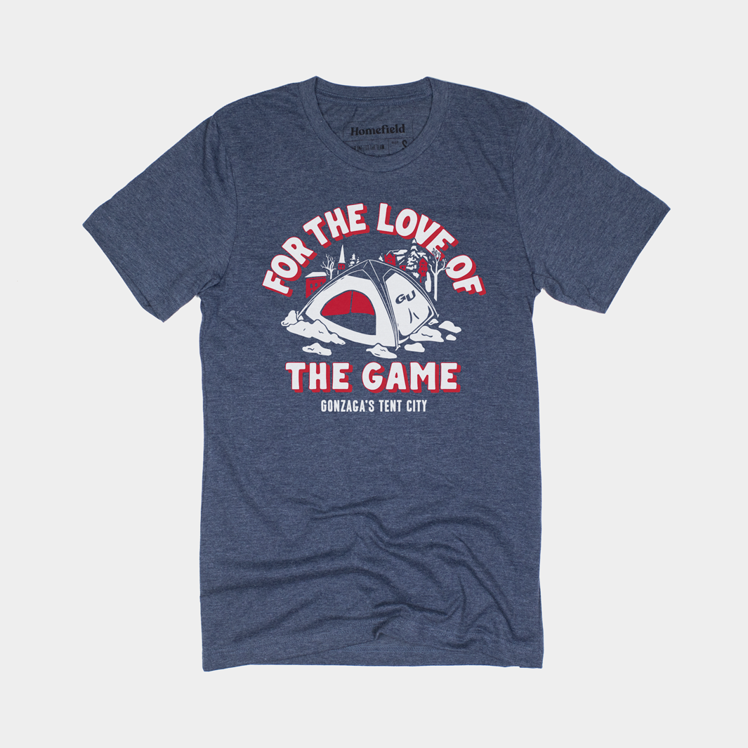 Gonzaga Basketball Season Tenting Tradition Tee