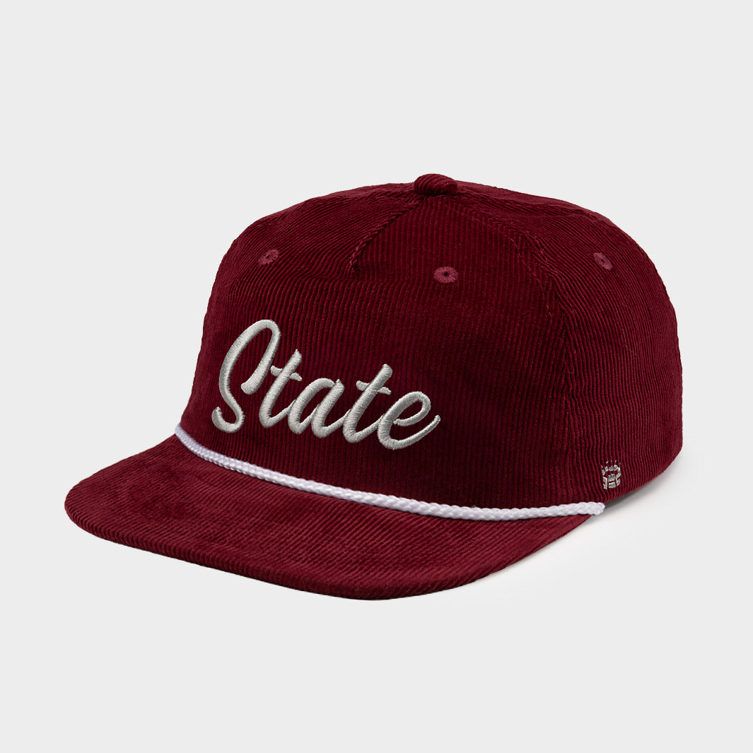 Vintage-Inspired MSU Bulldogs Corduroy Hat - A Classic Tribute