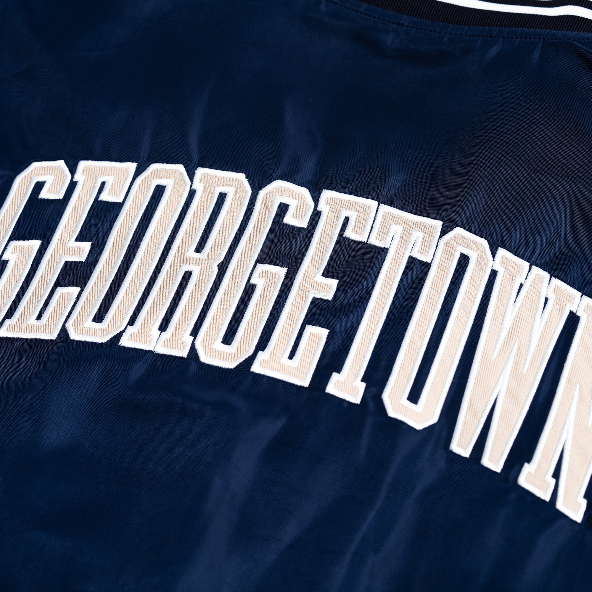 Georgetown Hoyas Retro Bomber Jacket with Vintage Logo