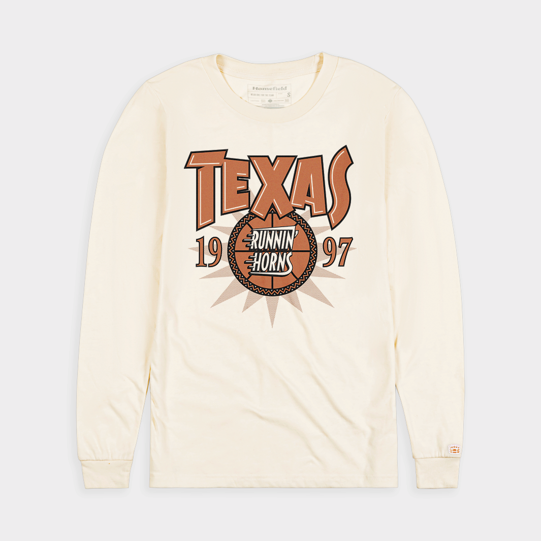 Texas Basketball 1997 Runnin' Horns Long Sleeve Jersey