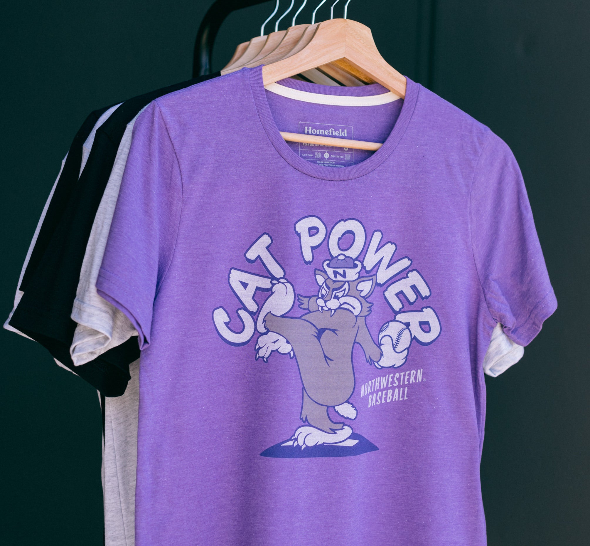 Northwestern Baseball Fever Tee