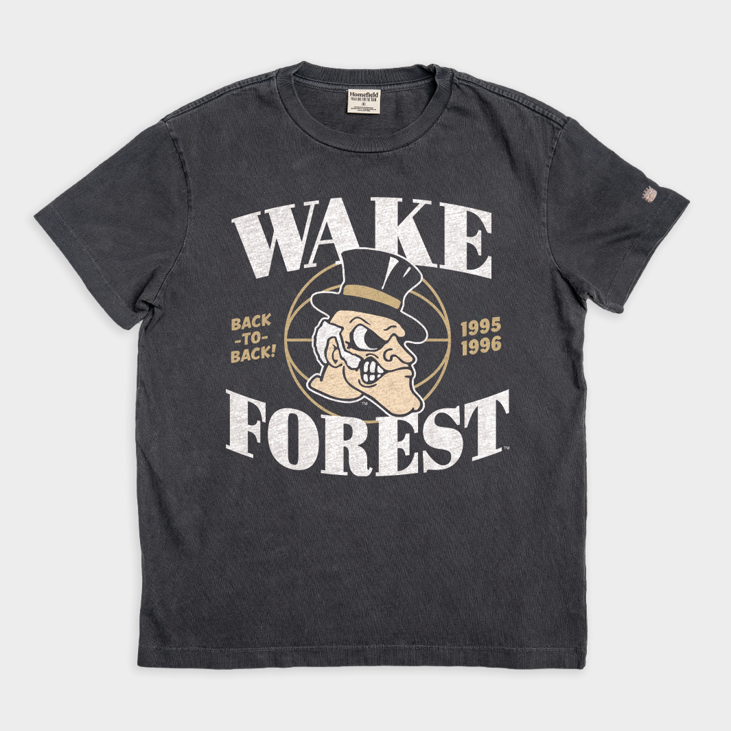 Relive the Glory: Wake Forest '90s Basketball Vintage Heavyweight Tee