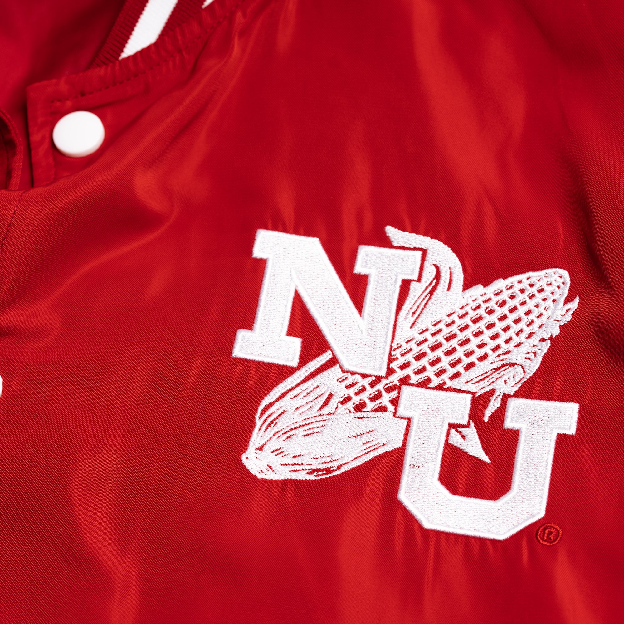 Show Your Husker Pride with the Nebraska Cornhuskers Vintage NU Bomber Jacket