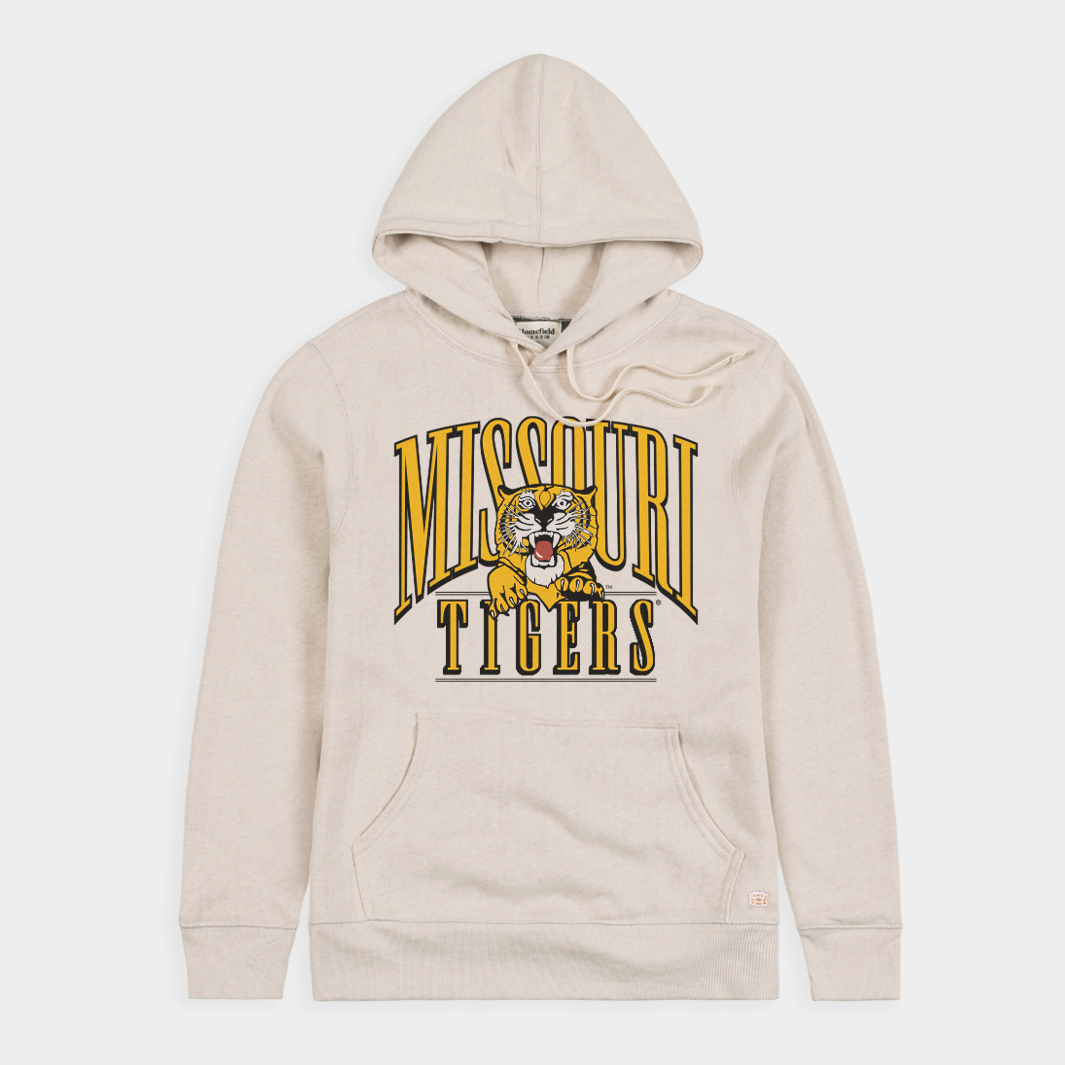 Relive the Glory: Missouri Tigers Vintage Logo Hoodie