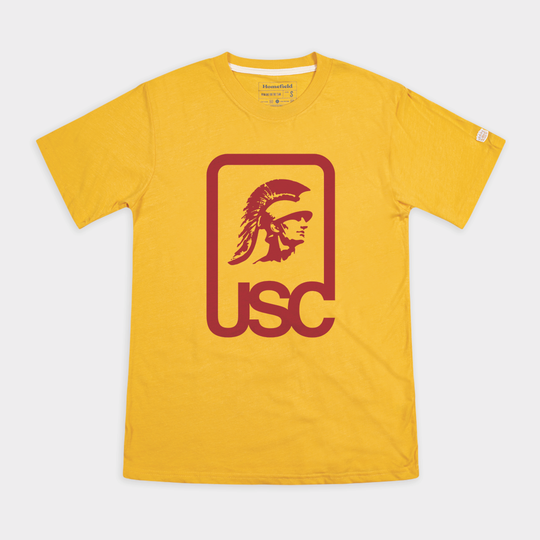 Vintage USC Trojan Head Logo Tee