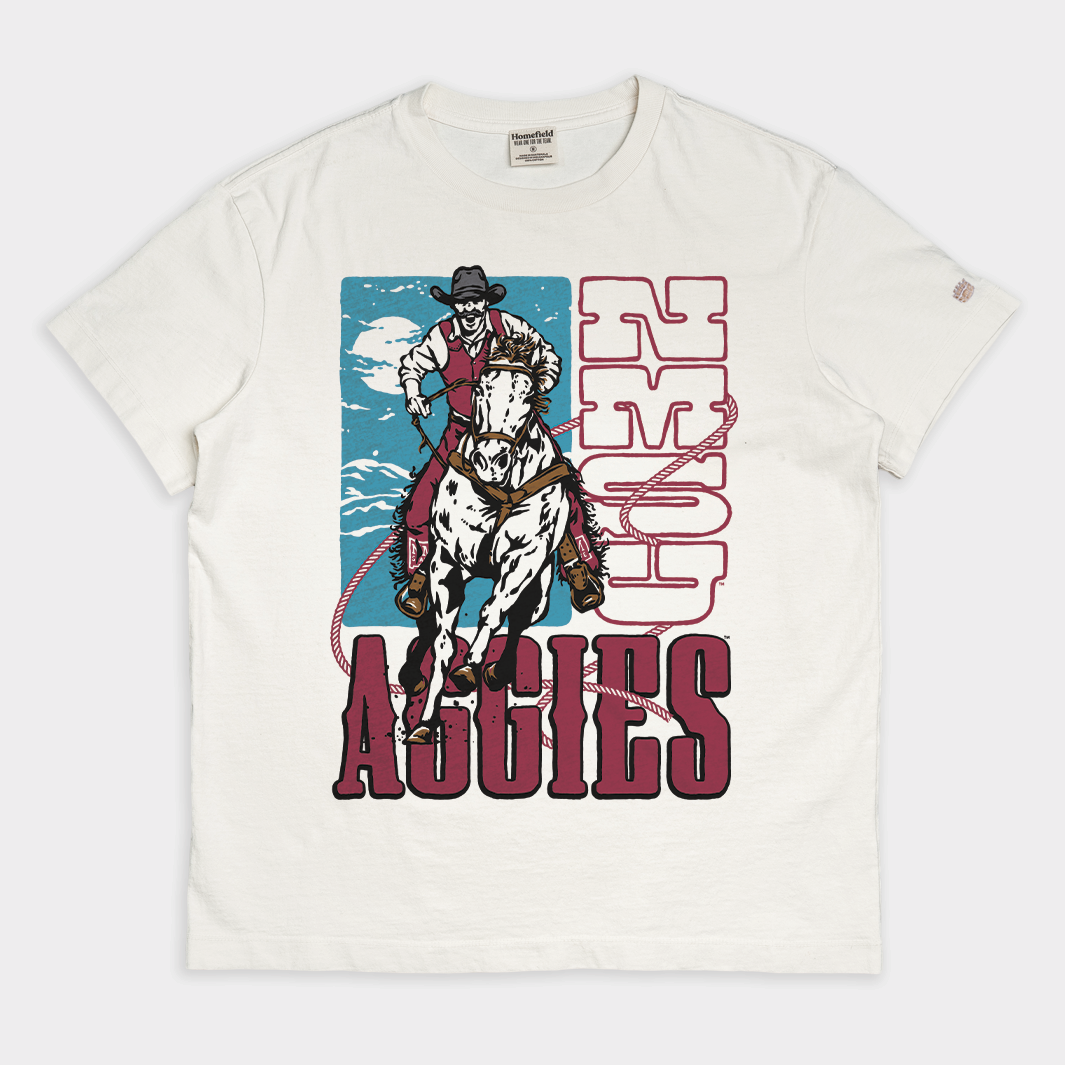 Show Your Aggie Pride with the NMSU Pistol Pete Vintage Heavyweight Tee