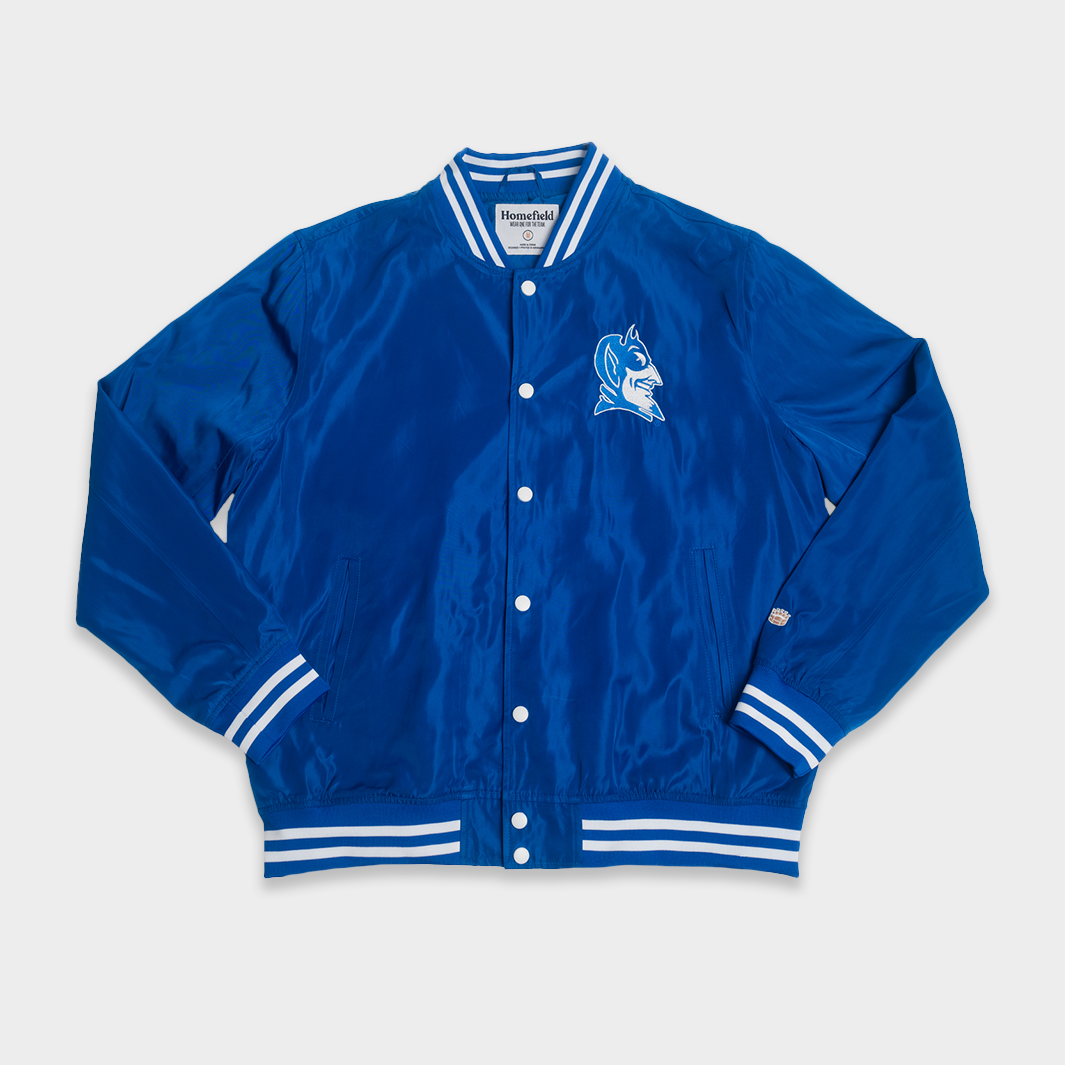 Duke Blue Devils Retro Bomber Jacket - A Timeless Tribute