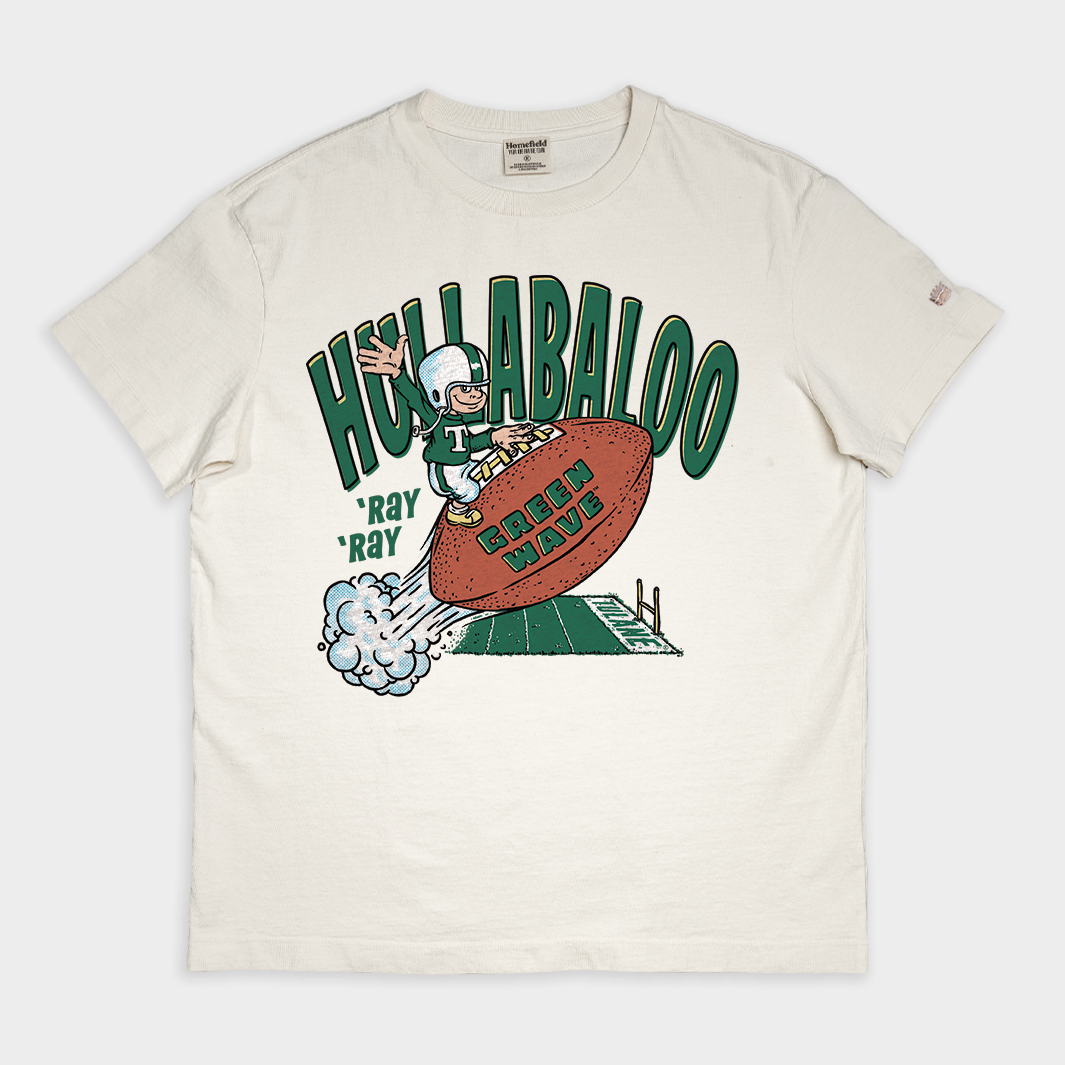 Tulane Green Wave Football Fever Vintage Heavyweight Tee