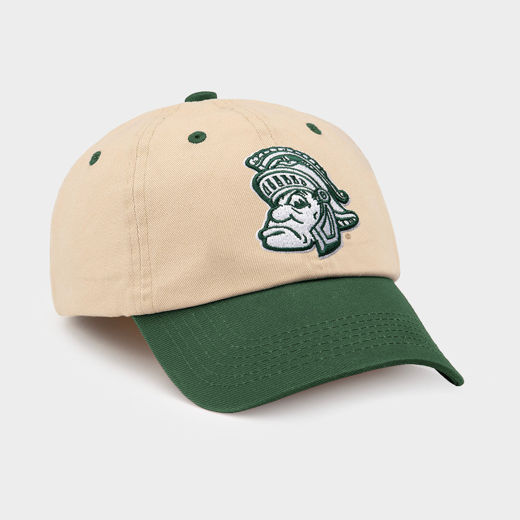 Show Your Spartan Pride with the Michigan State Spartans Retro Two-Tone Dad Hat