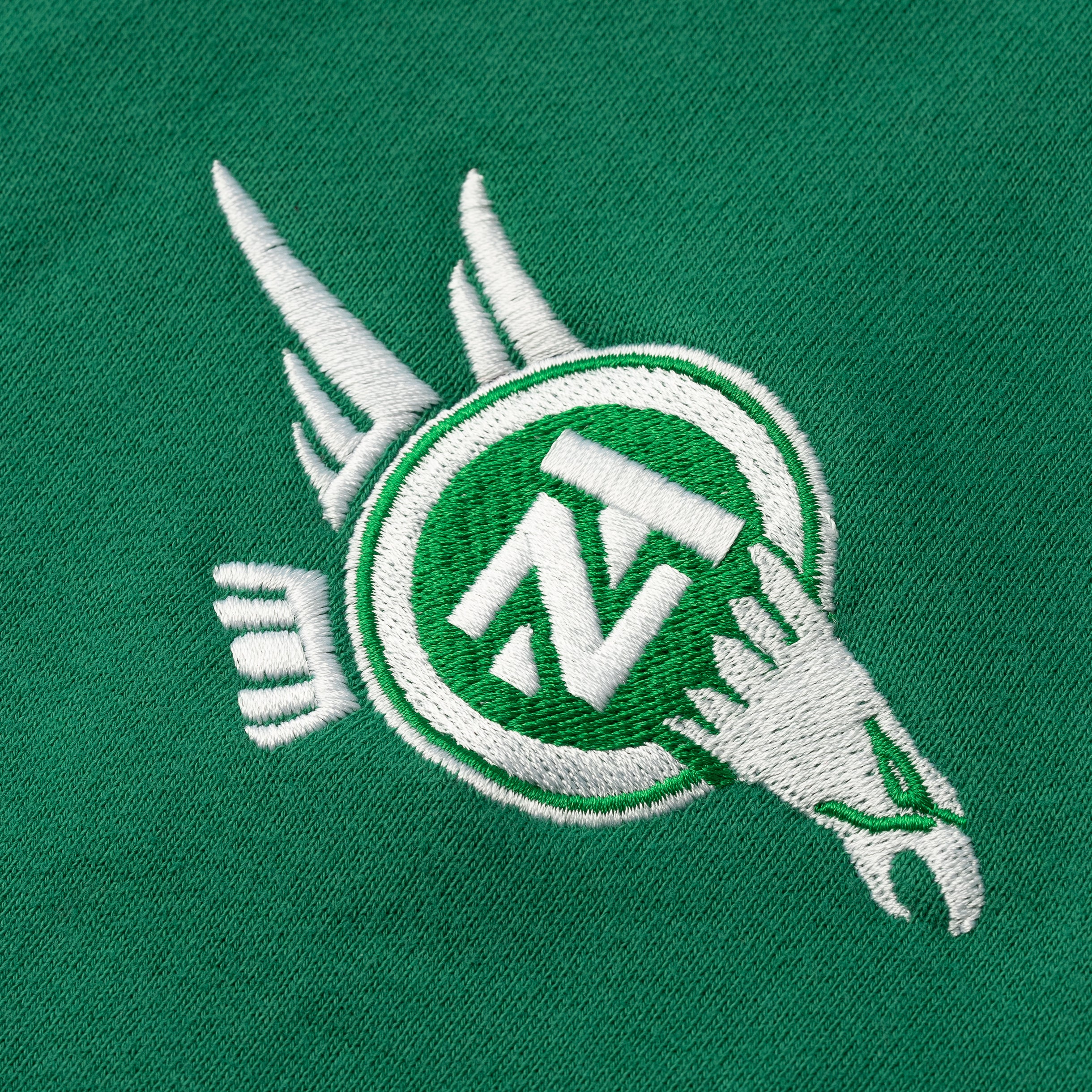 North Texas Mean Green Retro Zip-Up Hoodie